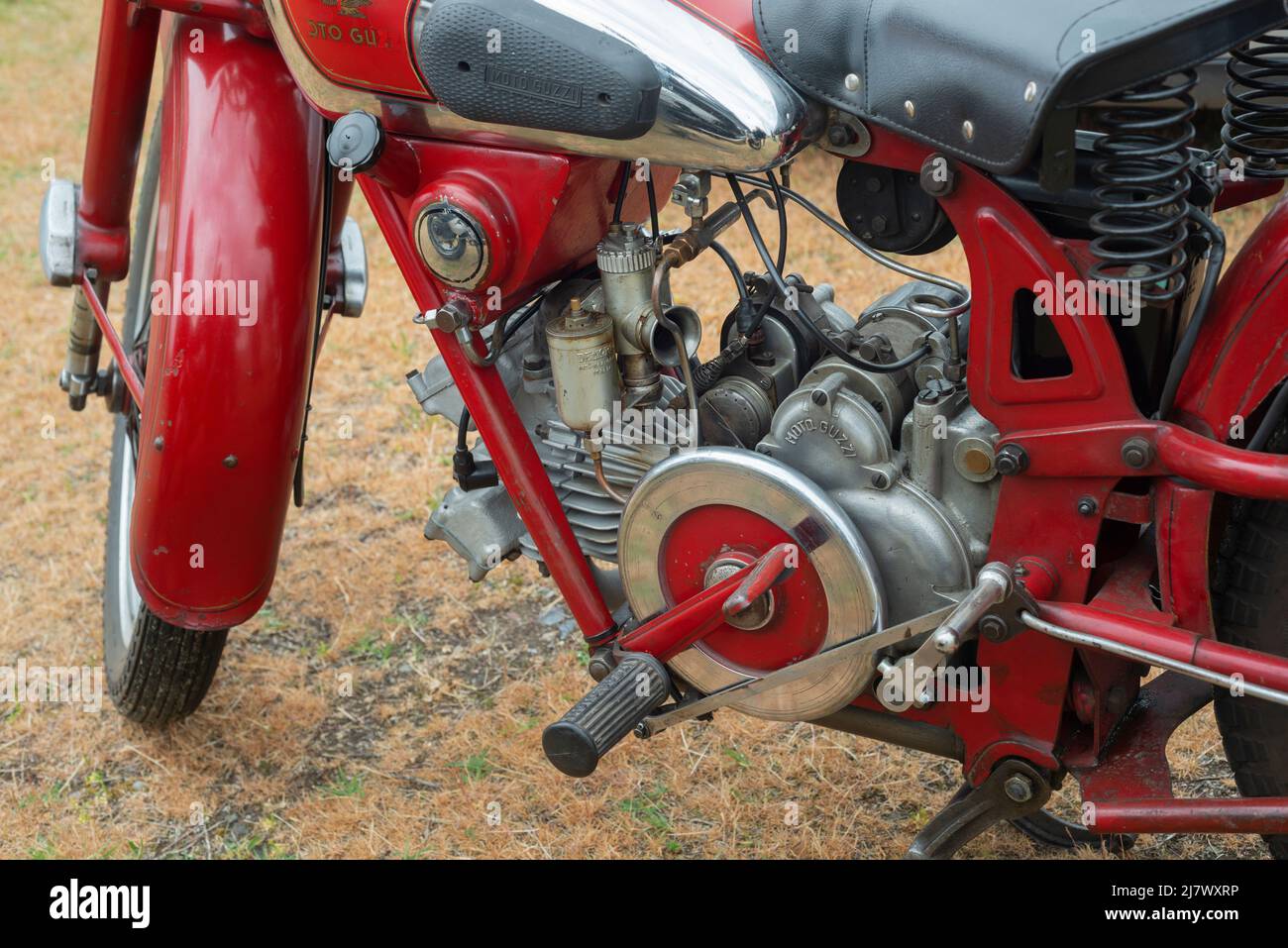 Historic Moto Guzzi Airone Motorcycle, Dated 1952, 250 cc Stock Photo -  Alamy