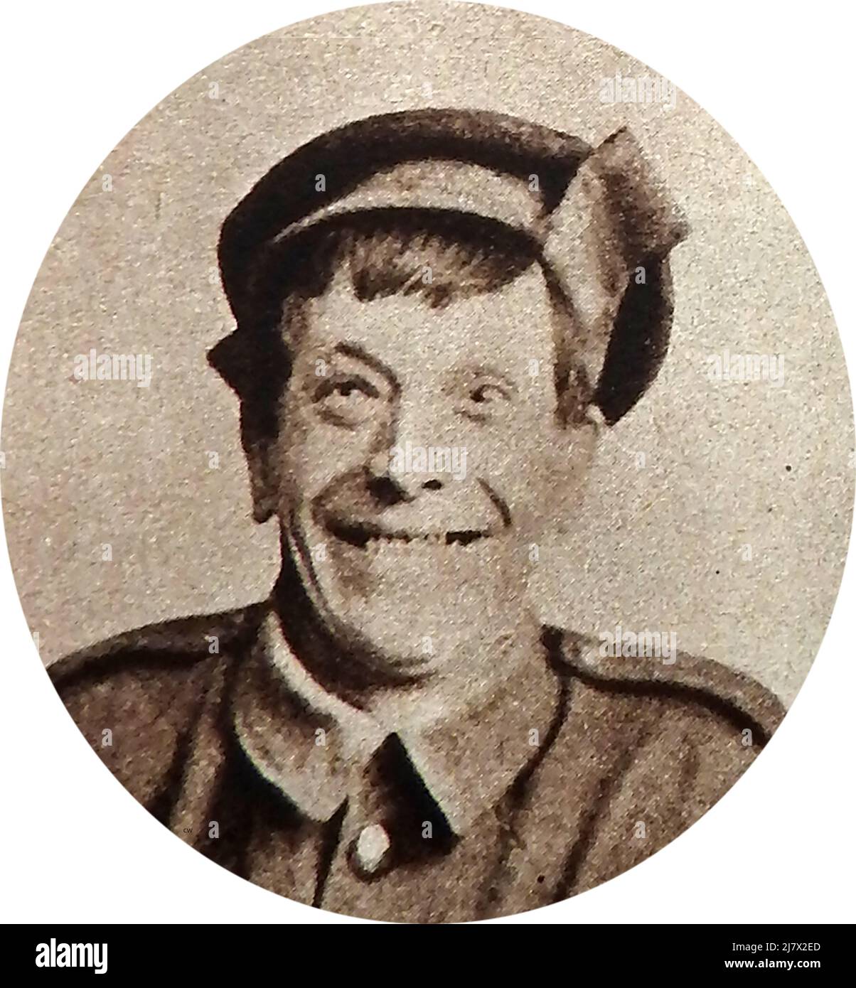 1917 portrait of actor Sinclair Cotter playing 'Alf' in 'Soldiers Three Stock Photo