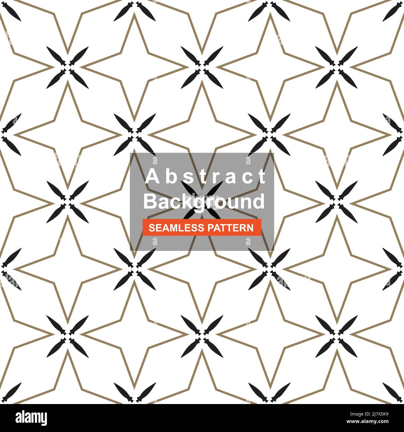 Abstract geometric seamless pattern background, vector illustration ...