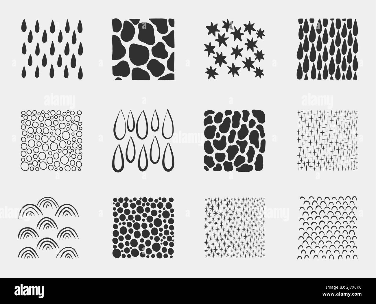 Texture art ink drawing exemples pencil. Design abstract sketch black