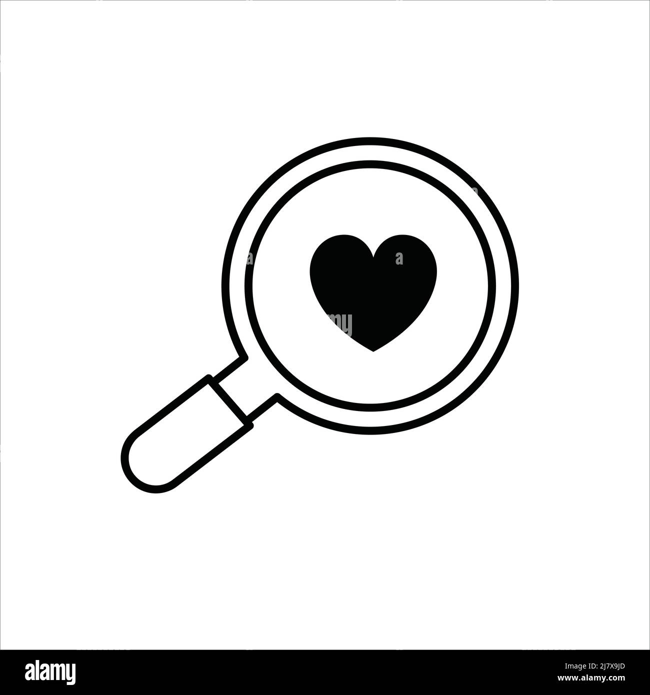 Heart vector isolated on white background. Heart icon in a flat design ...