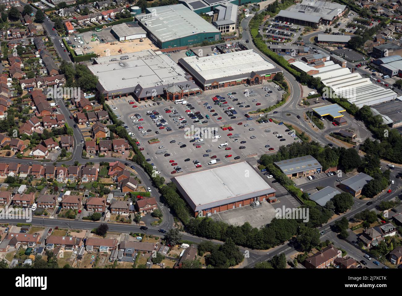 aerial view of Plumpton Park Industrial Estate, Hookstone Chase