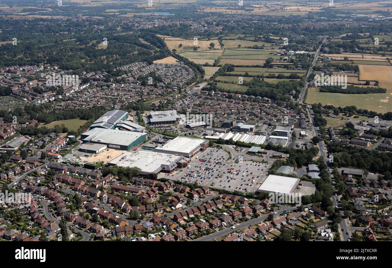 aerial view of Plumpton Park Industrial Estate, Hookstone Chase
