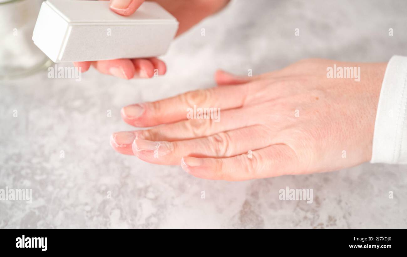 Nail buffer hi-res stock photography and images - Alamy