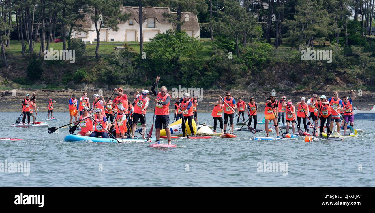 Ambiance, illustration during the SNSM Morbihan Paddle Trophy 2022