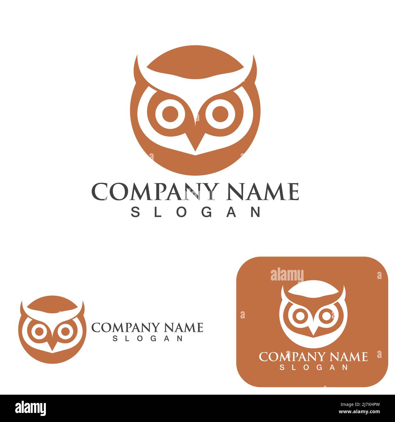 Owl bird logo and symbol vector Stock Vector Image & Art - Alamy
