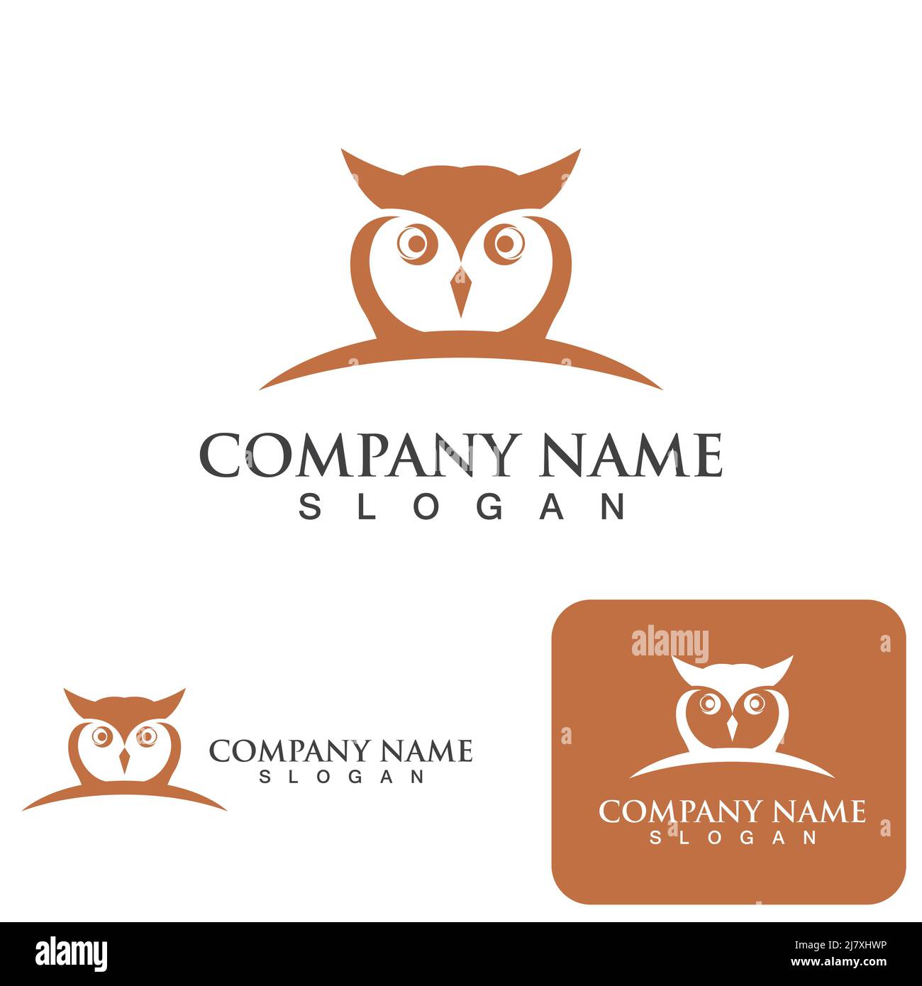 Owl bird logo and symbol vector Stock Vector Image & Art - Alamy