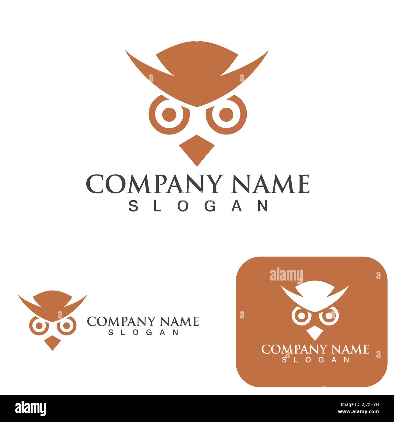 Owl bird logo and symbol vector Stock Vector Image & Art - Alamy