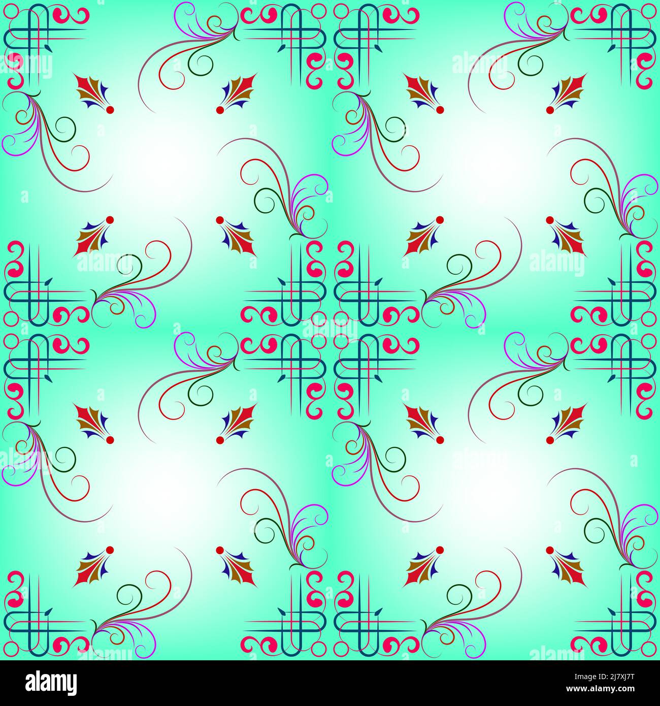Sample pattern for fabrics, interiors, ceramics and furniture in the ...