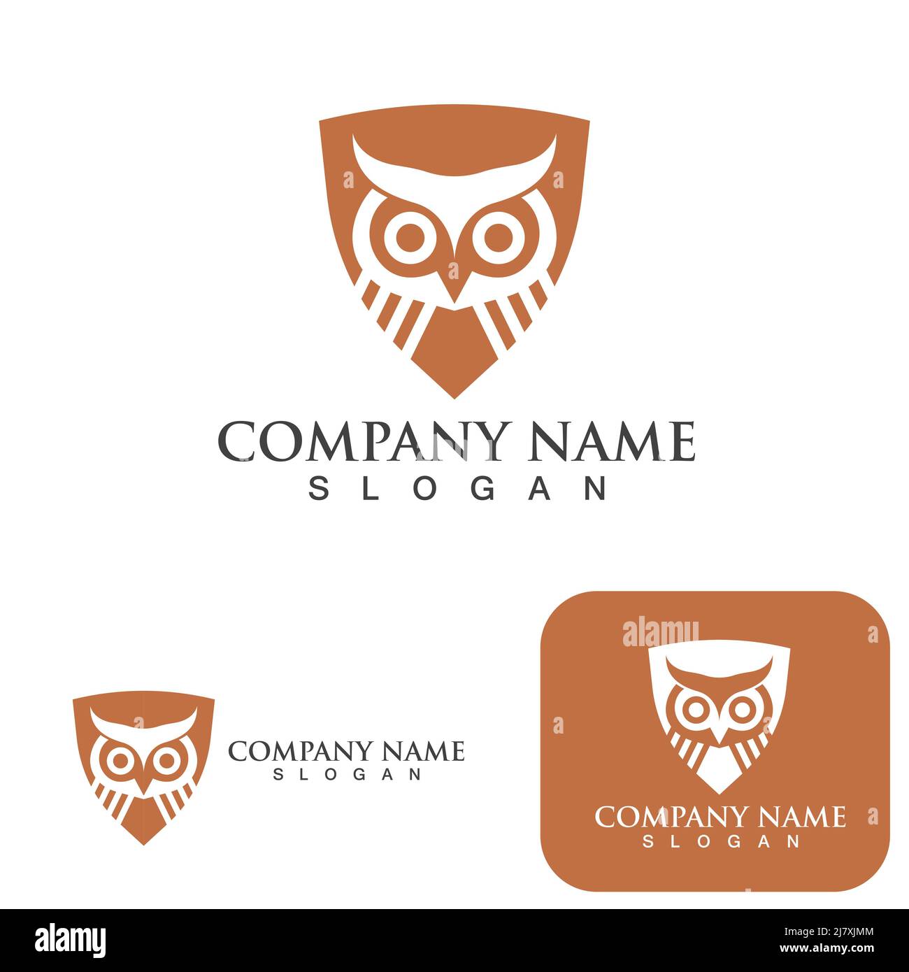 Owl bird logo and symbol vector Stock Vector Image & Art - Alamy