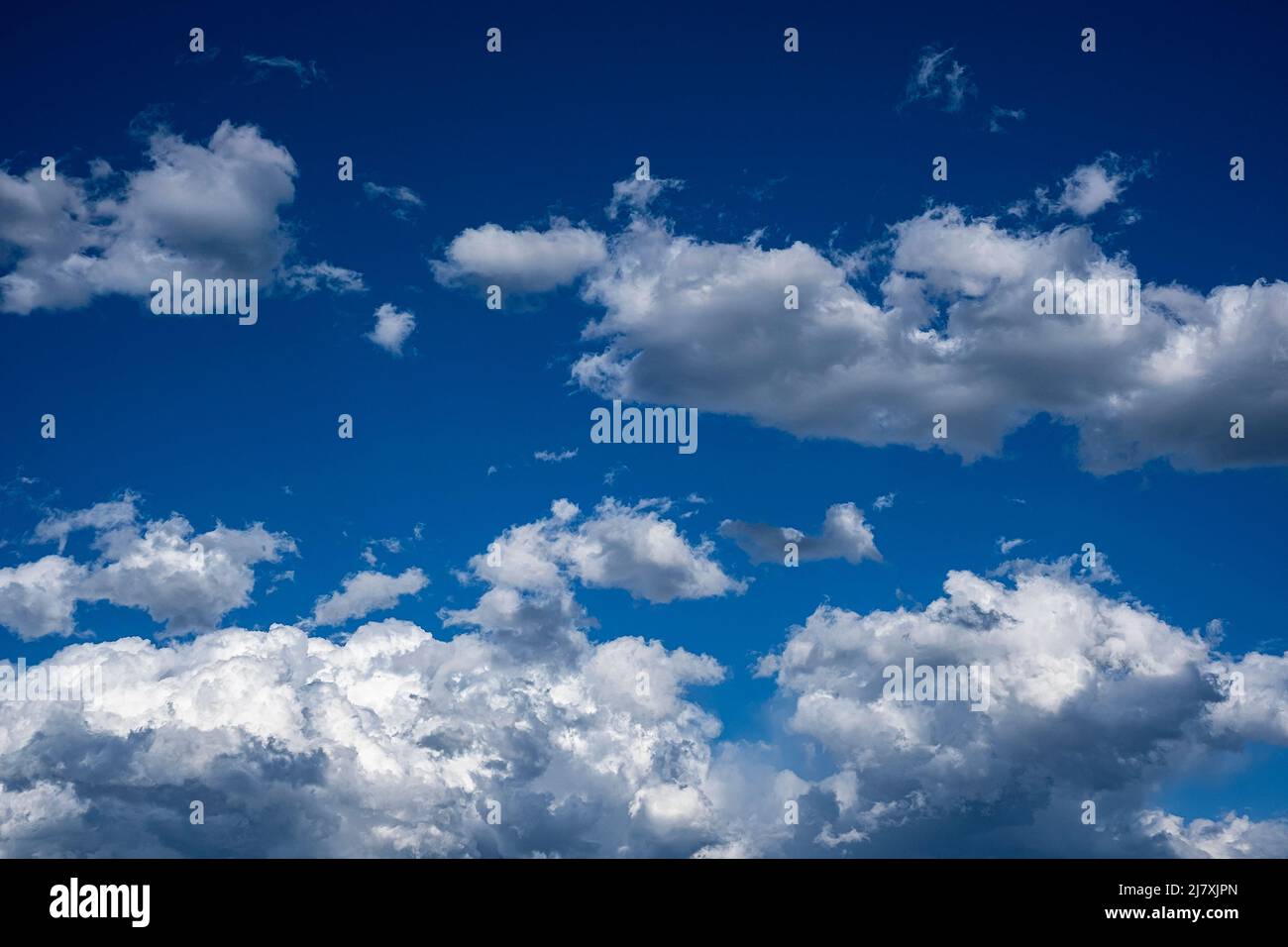 White and gray clouds in the blue sky background Stock Photo - Alamy