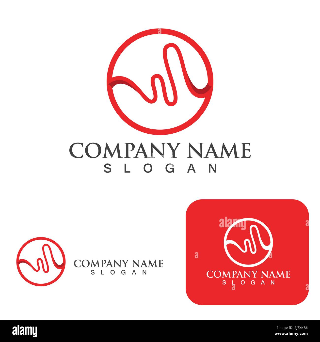 Heartbeat logo and symbol template design element Stock Vector Image ...