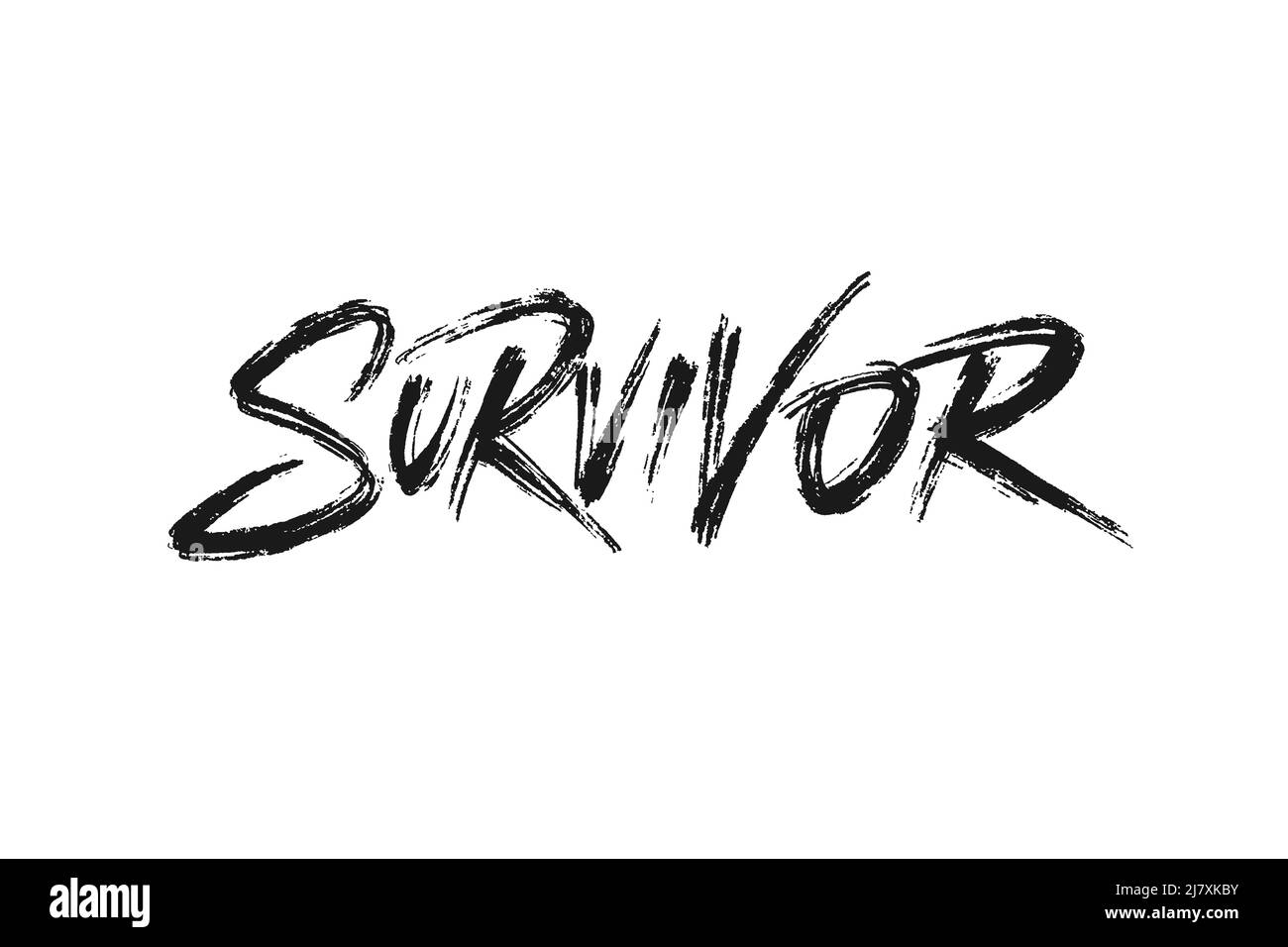 Survive Lettering survivor vector lettering Stock Vector Image & Art - Alamy