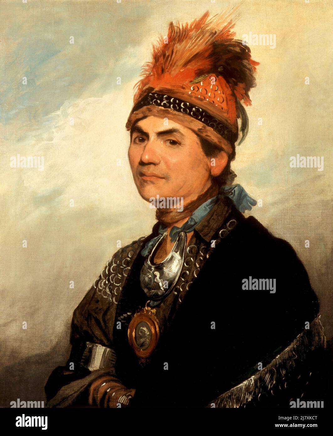 Mohawk Chieftain Thayendanegea Stock Photo