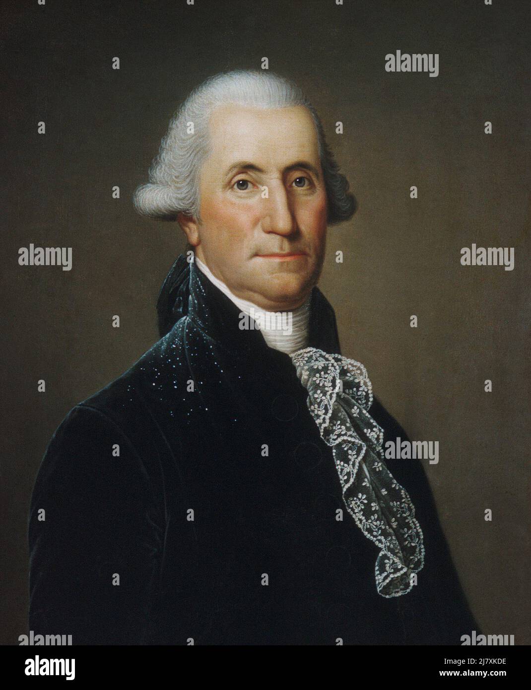 George Washington.  1795 Stock Photo