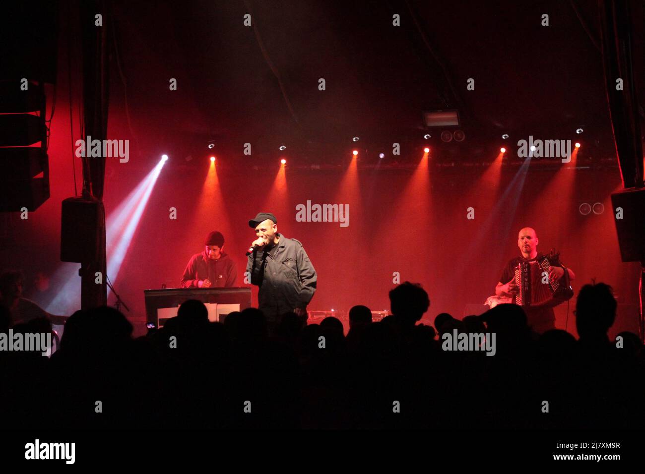 HK et les Saltimbanques en concert Stock Photo