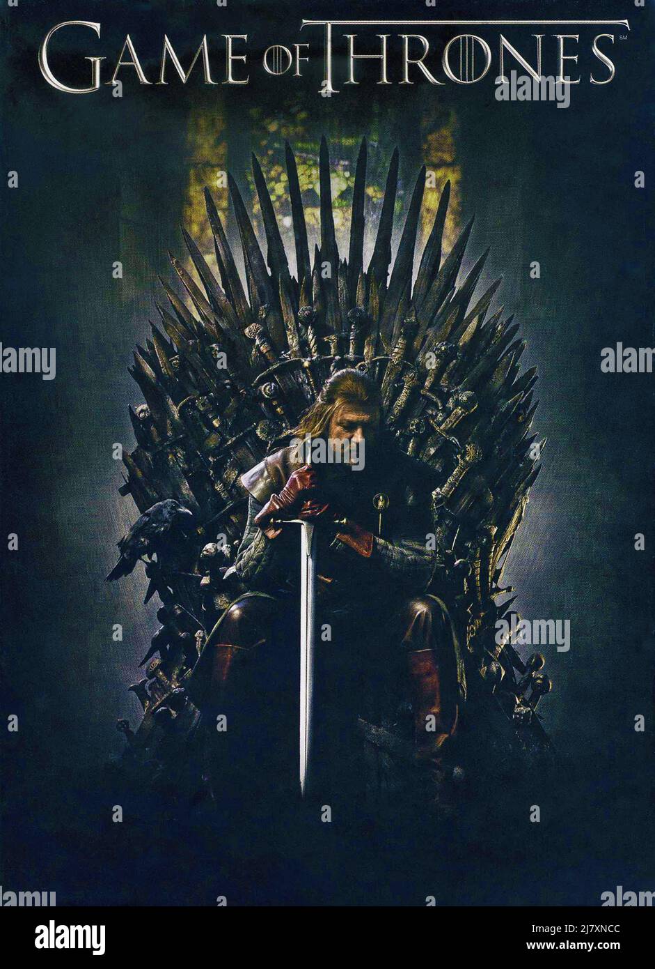 DVD cover. "Game of Thrones". Fantasy drama television series Stock