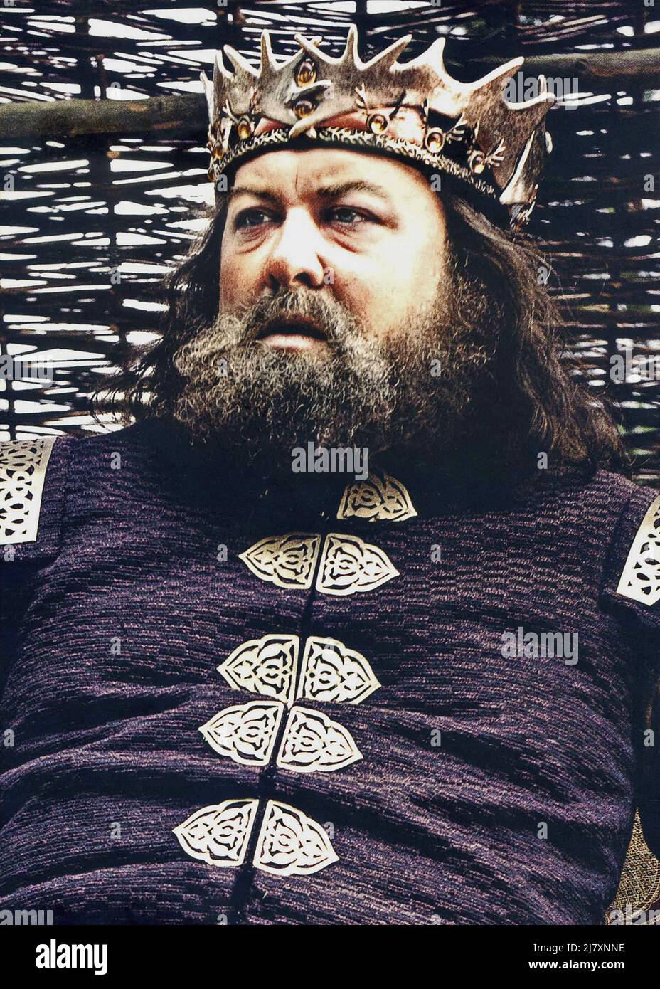 Actor Mark Addy as Robert Baratheon in the fantasy drama television series 'Game of Thrones'. Stock Photo