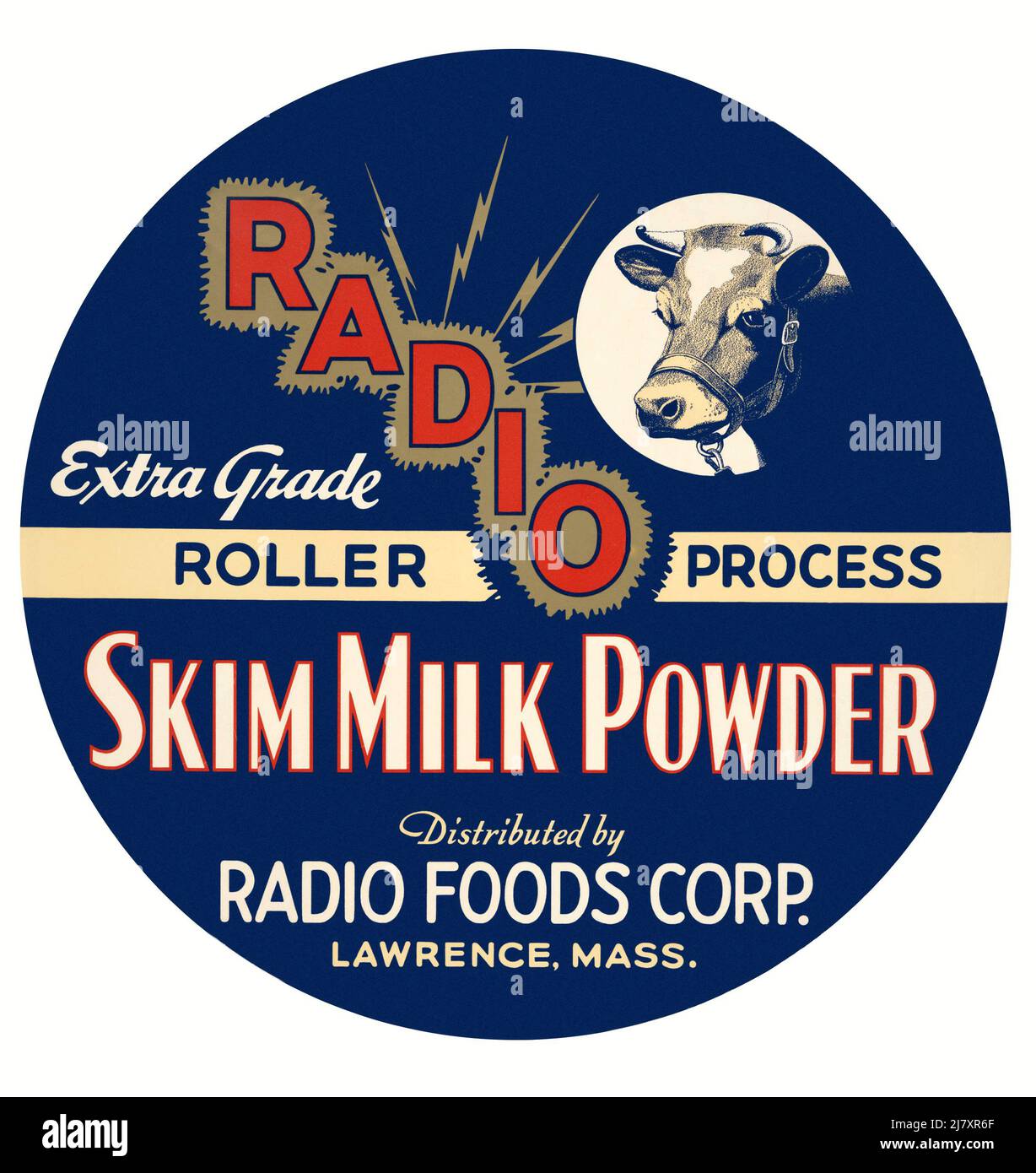 Radio Skim Milk Powder Stock Photo