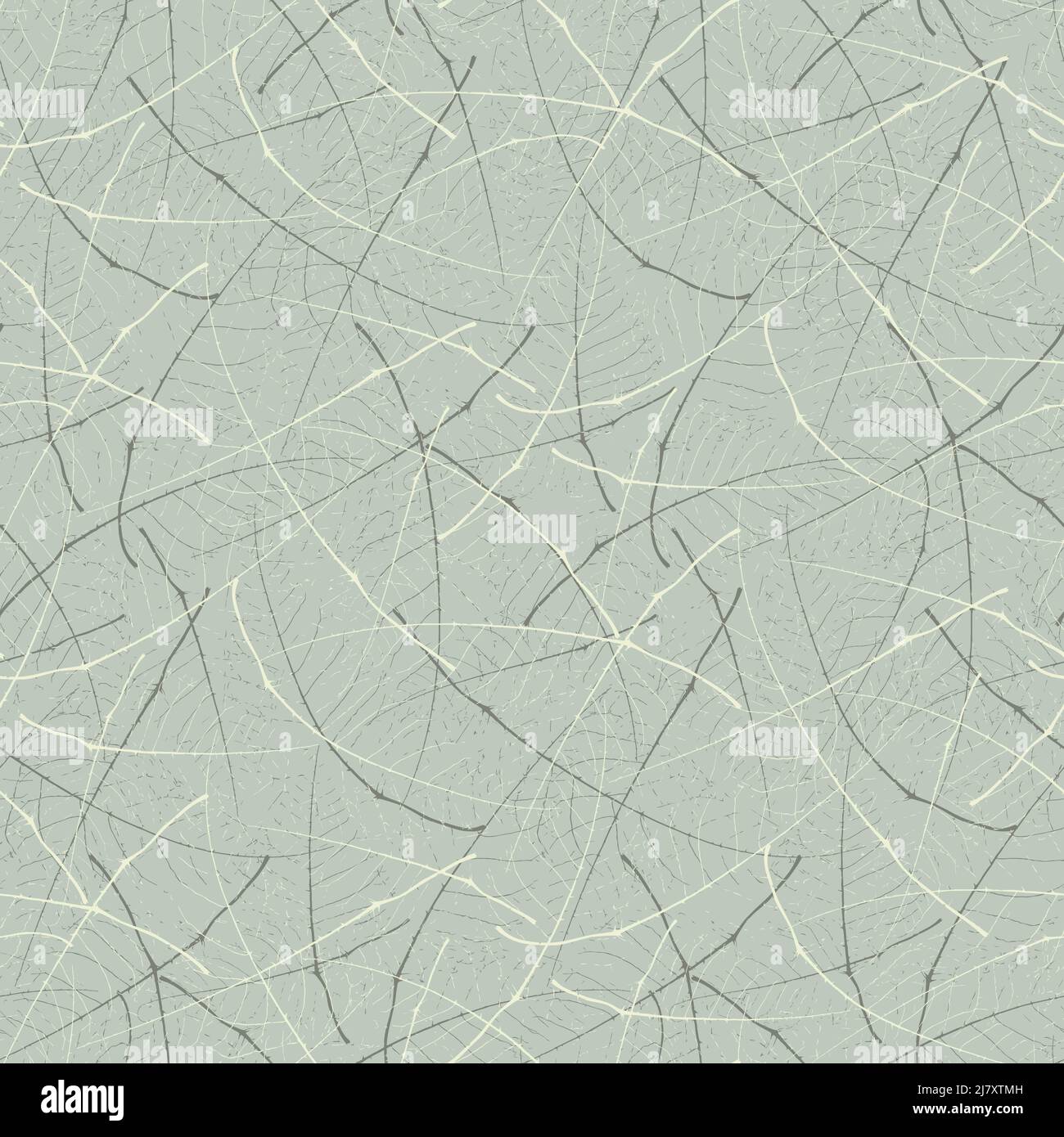 Wispy Pattern Vector abstract leaf texture seamless pattern background Delicate ...