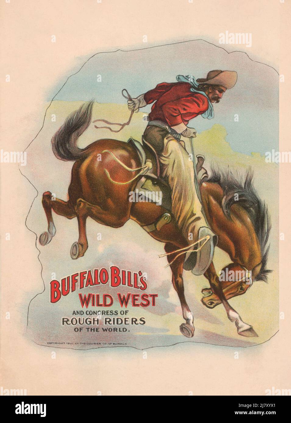 Buffalo Bill's Rough Riders Stock Photo - Alamy