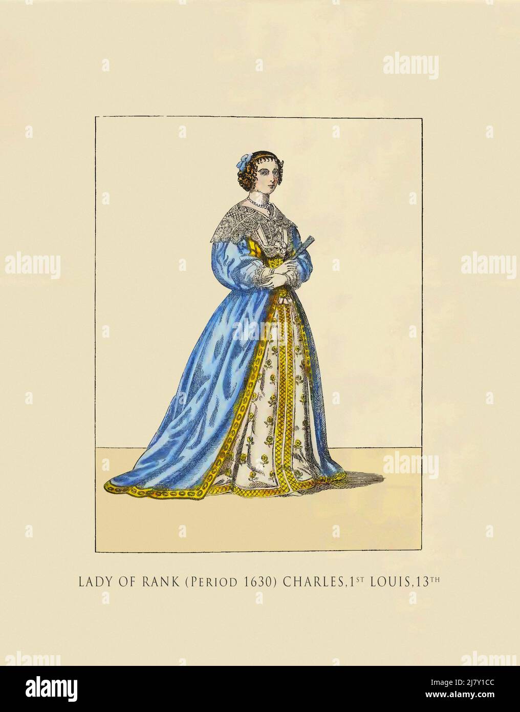Lady of Rank (Period 1630 Stock Photo - Alamy