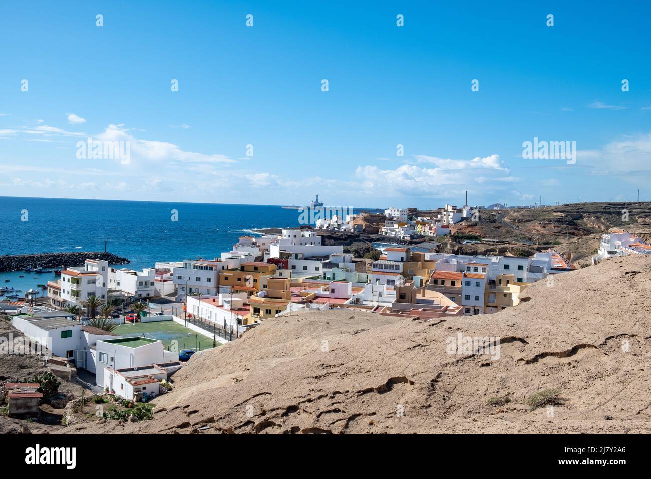 Fishing village Tajajo in Tenerife Stock Photo