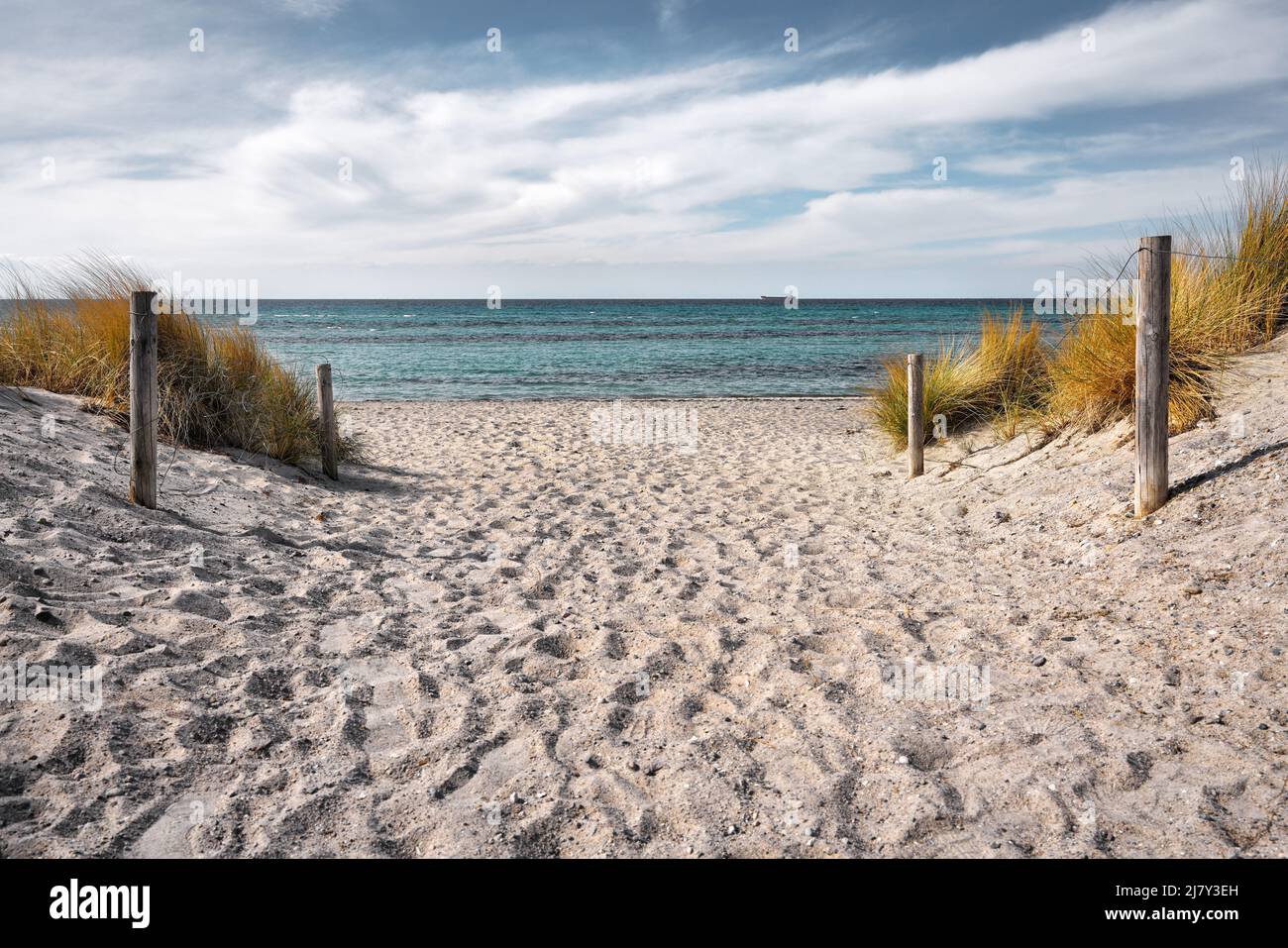Baltic Sea beach. Poel Island, Mecklenburg-Vorpommern, Germany. Stock Photo