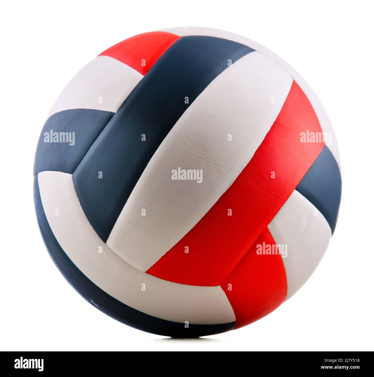 Leather volleyball isolated on a white background Stock Photo Alamy