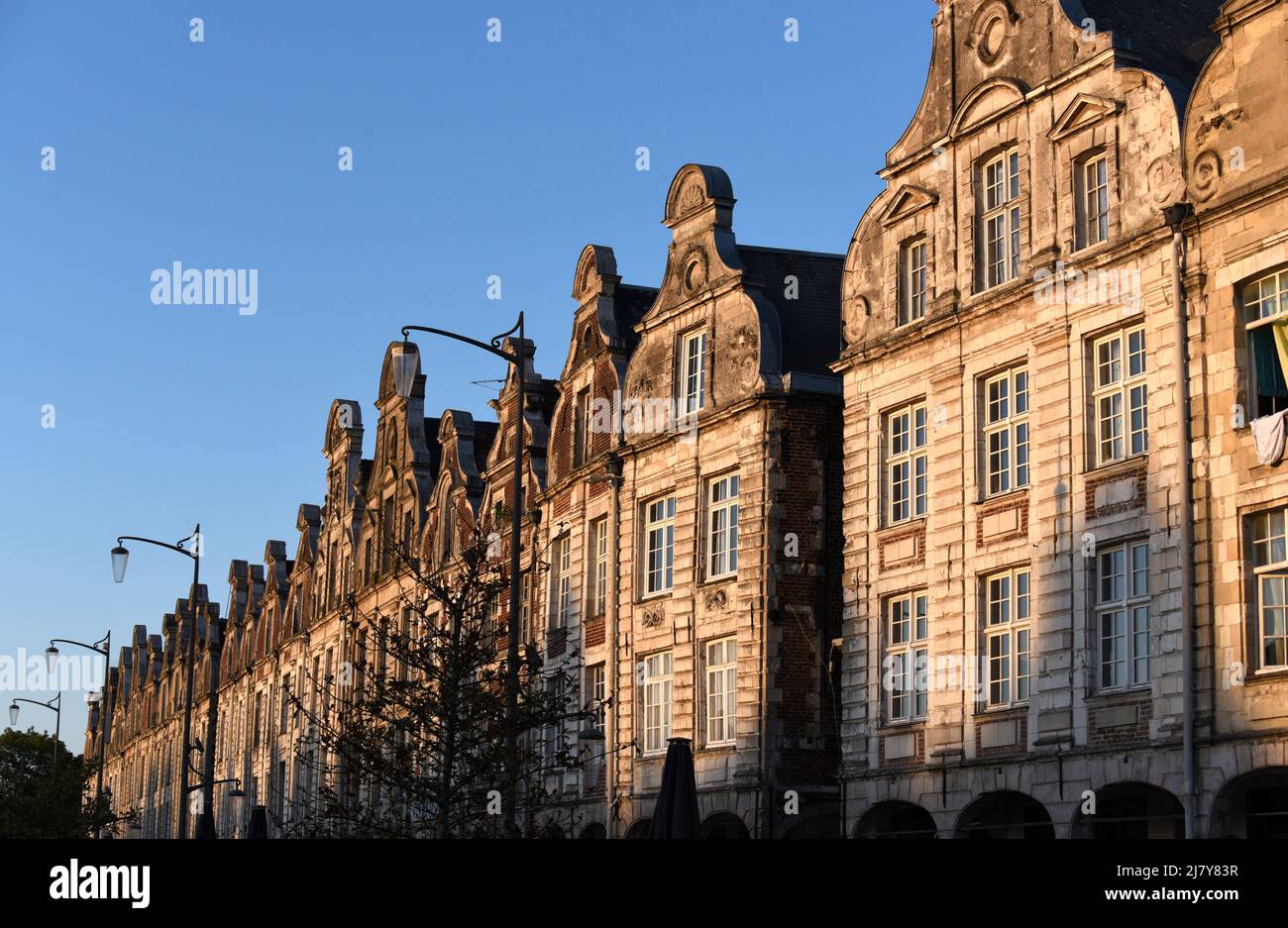 Views around the beautiful city of Arras in Northern France Stock Photo