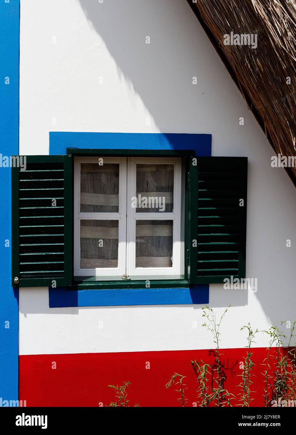 Madeira Traditional House Detail Stock Photo