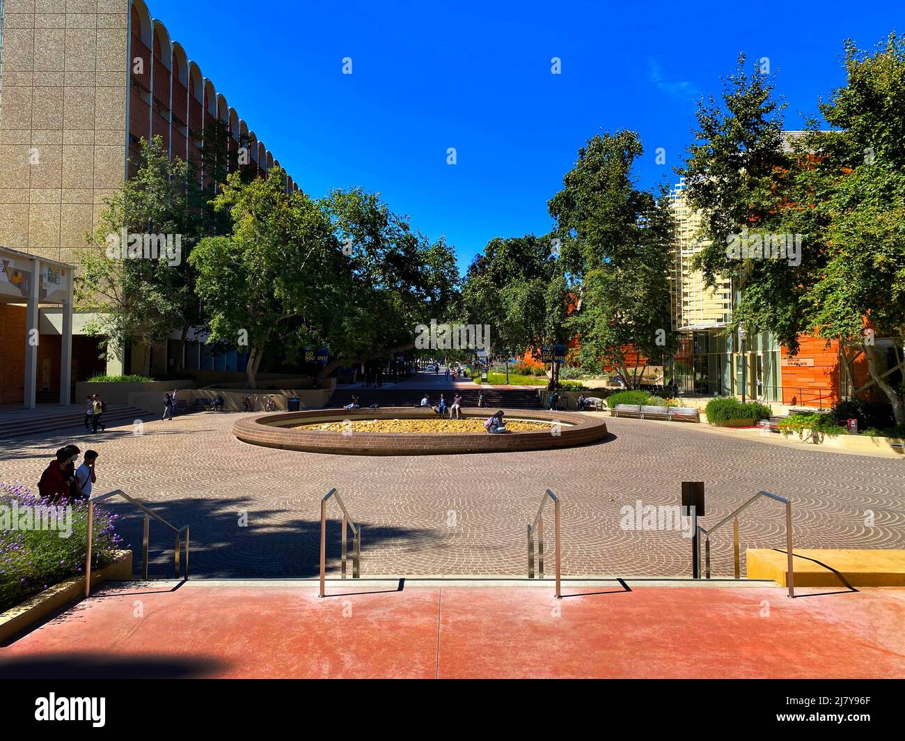 The Inverted Fountain at UCLA Stock Photo