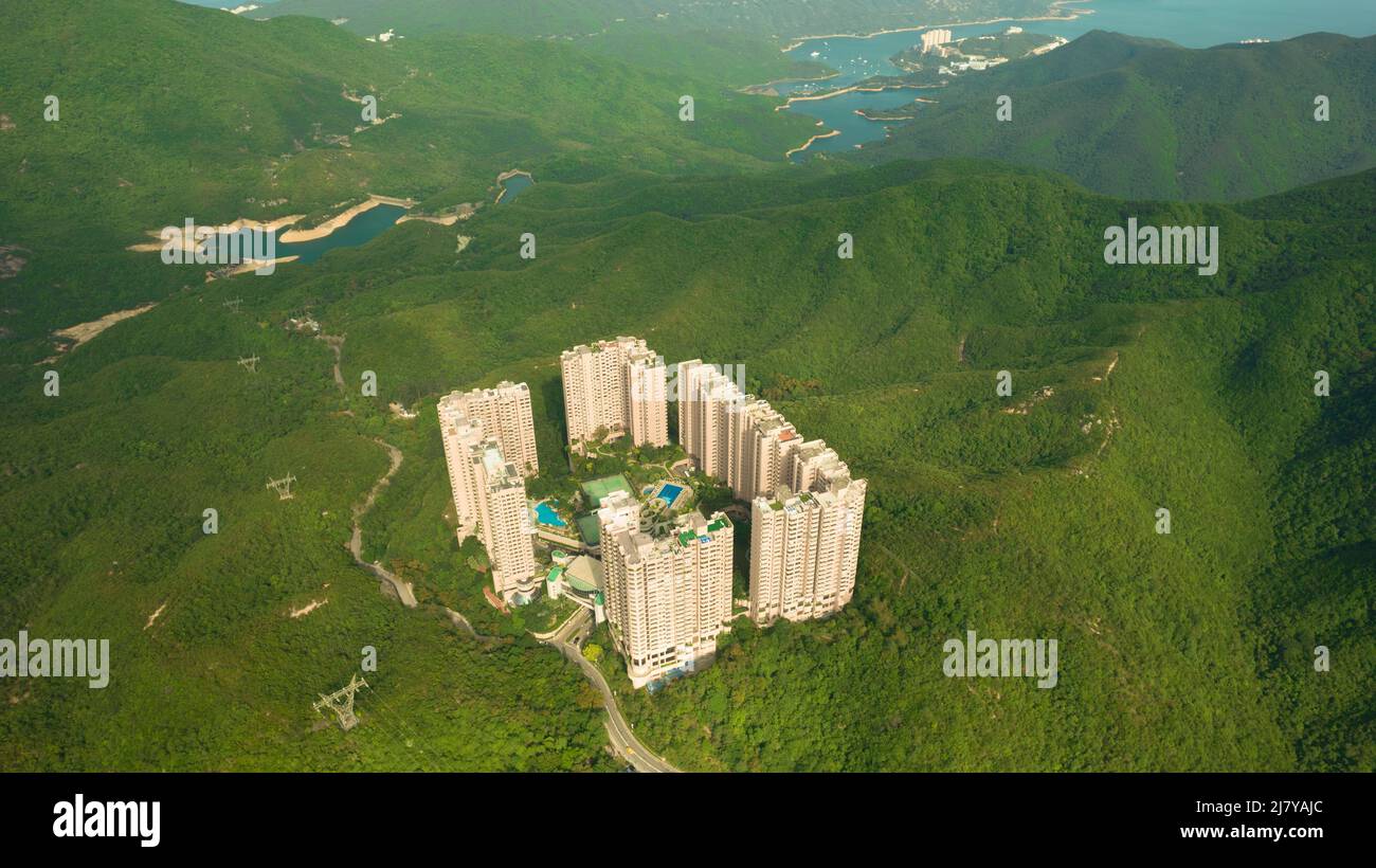 natural landscape in Tai Tam Country Park, at Hong Kong island Stock Photo