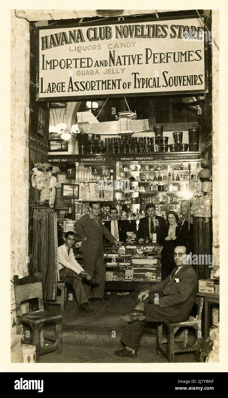 Havana Club Novelties Store Stock Photo Alamy