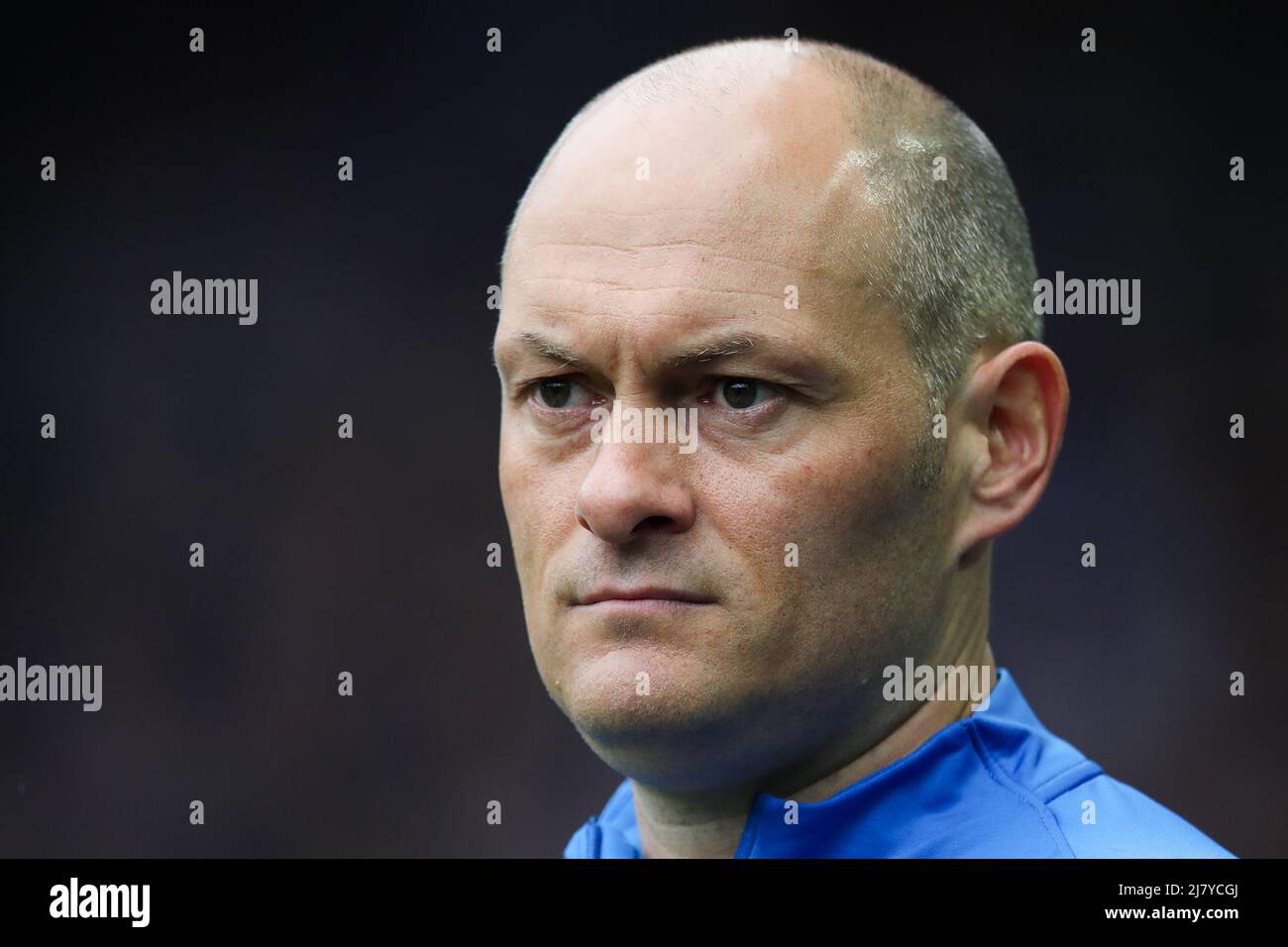 Sheffield, England, 9th May 2022.  Alex Neil manager of Sunderland during the Sky Bet League 1 match at Hillsborough, Sheffield. Picture credit should read: Isaac Parkin / Sportimage Stock Photo