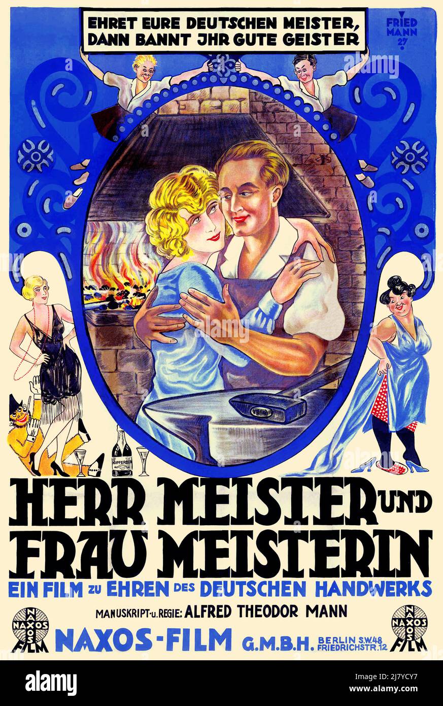 Herr Meister und Frau Meisterin Stock Photo