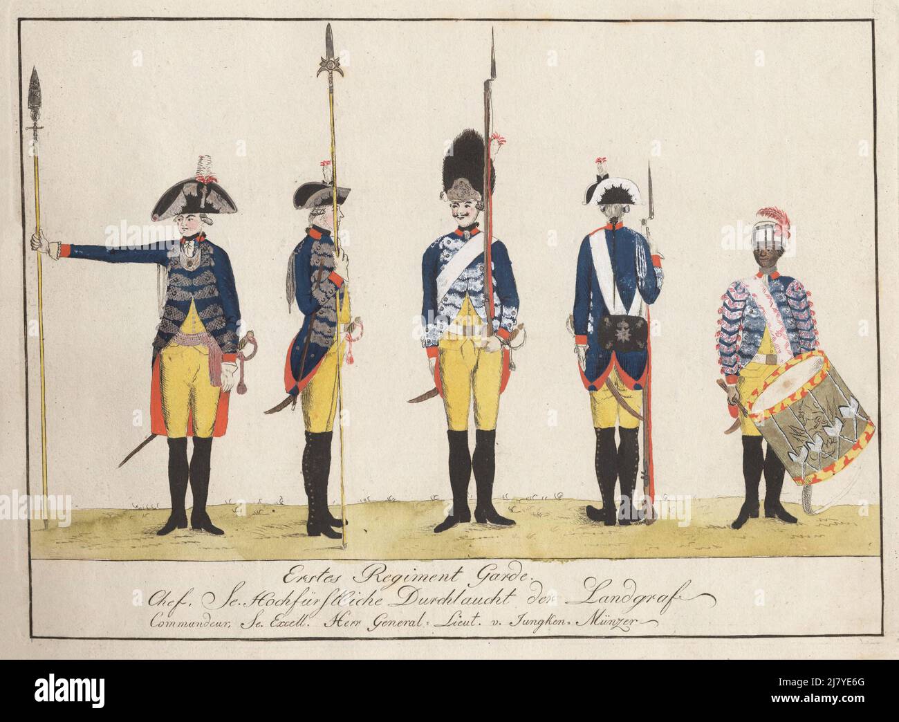 Erstes Regiment Garde Stock Photo - Alamy