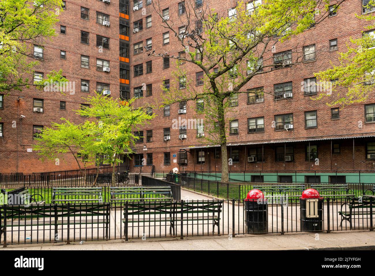 The NYCHA Elliot Houses complex of apartments in Chelsea in New York on Sunday, May 8, 2022