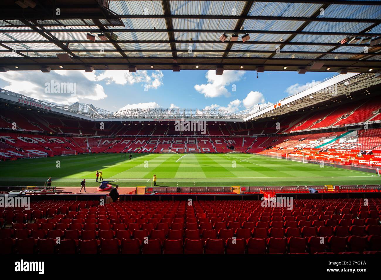 A general view of Old Trafford ahead of the FA Youth Cup Final Stock