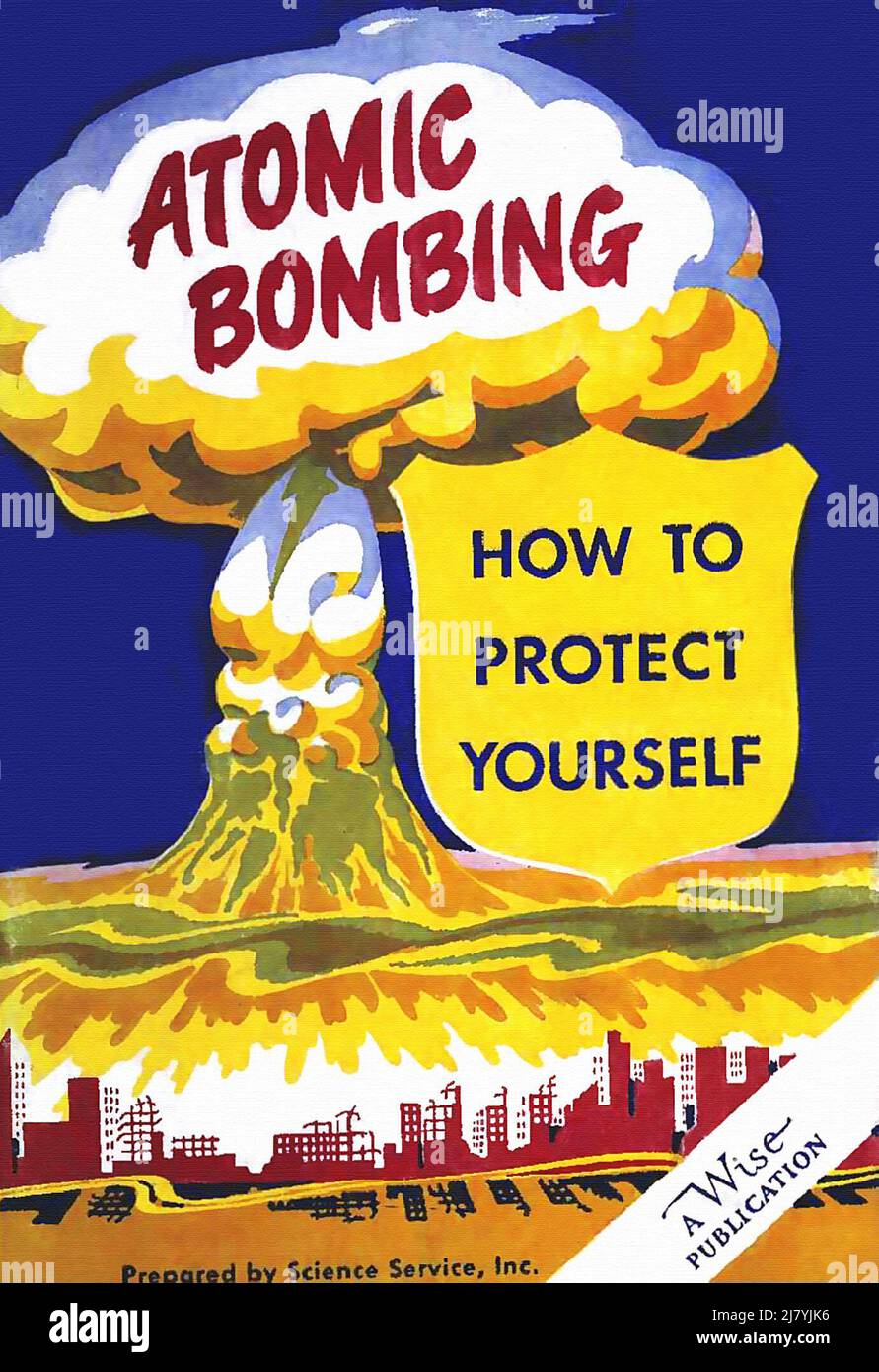 Atomic Bombing How to Protect Yourself Stock Photo Alamy