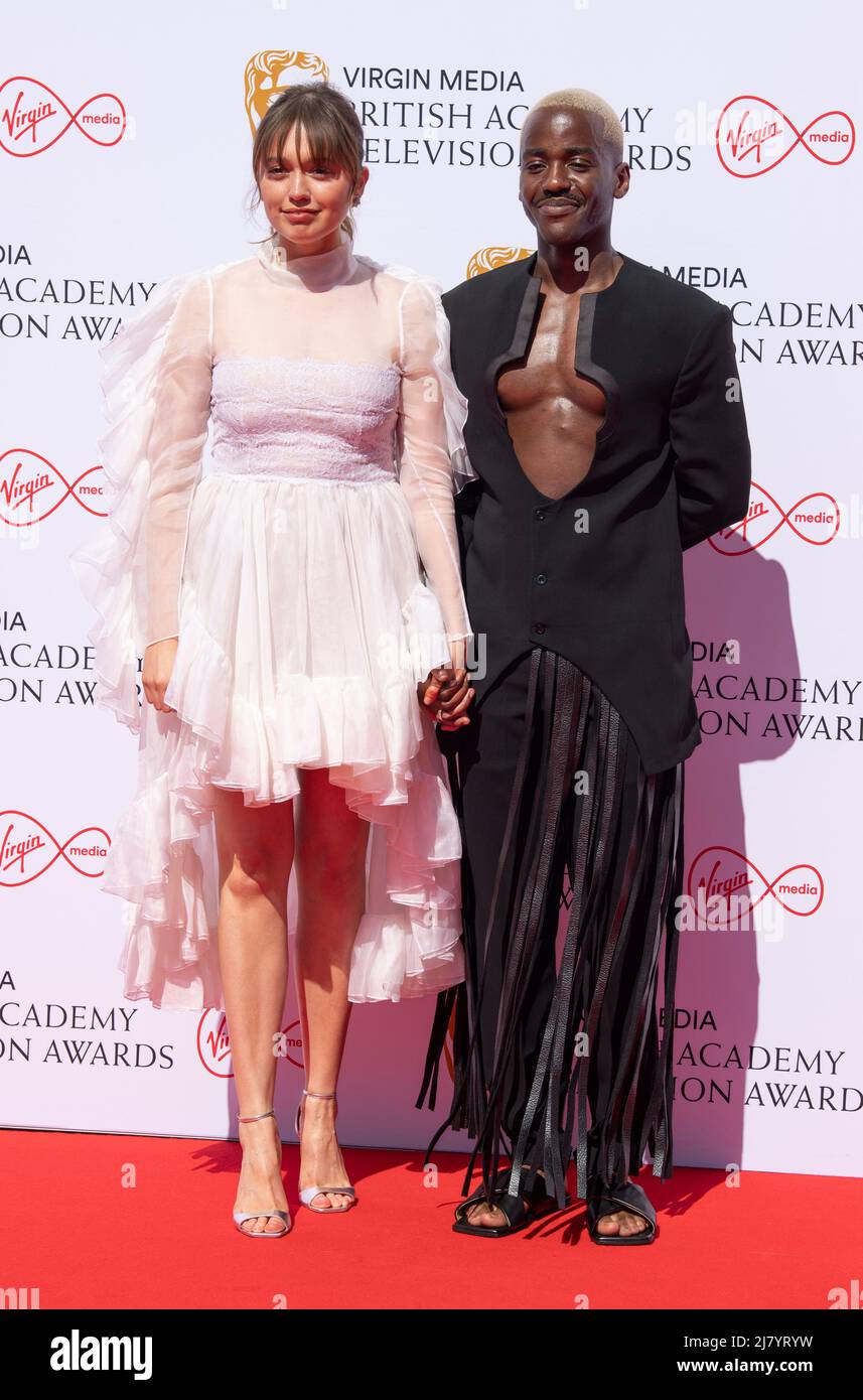 Aimee Lou Wood and Ncuti Gatwa attend the Virgin Media British Academy