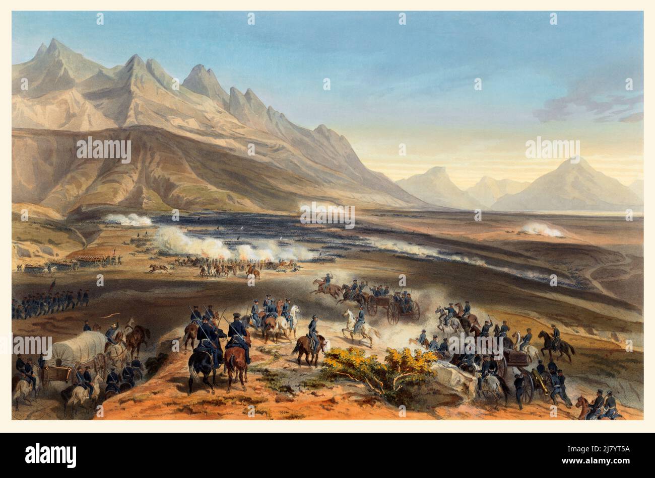 Mexican american war battle buena vista hi-res stock photography and ...