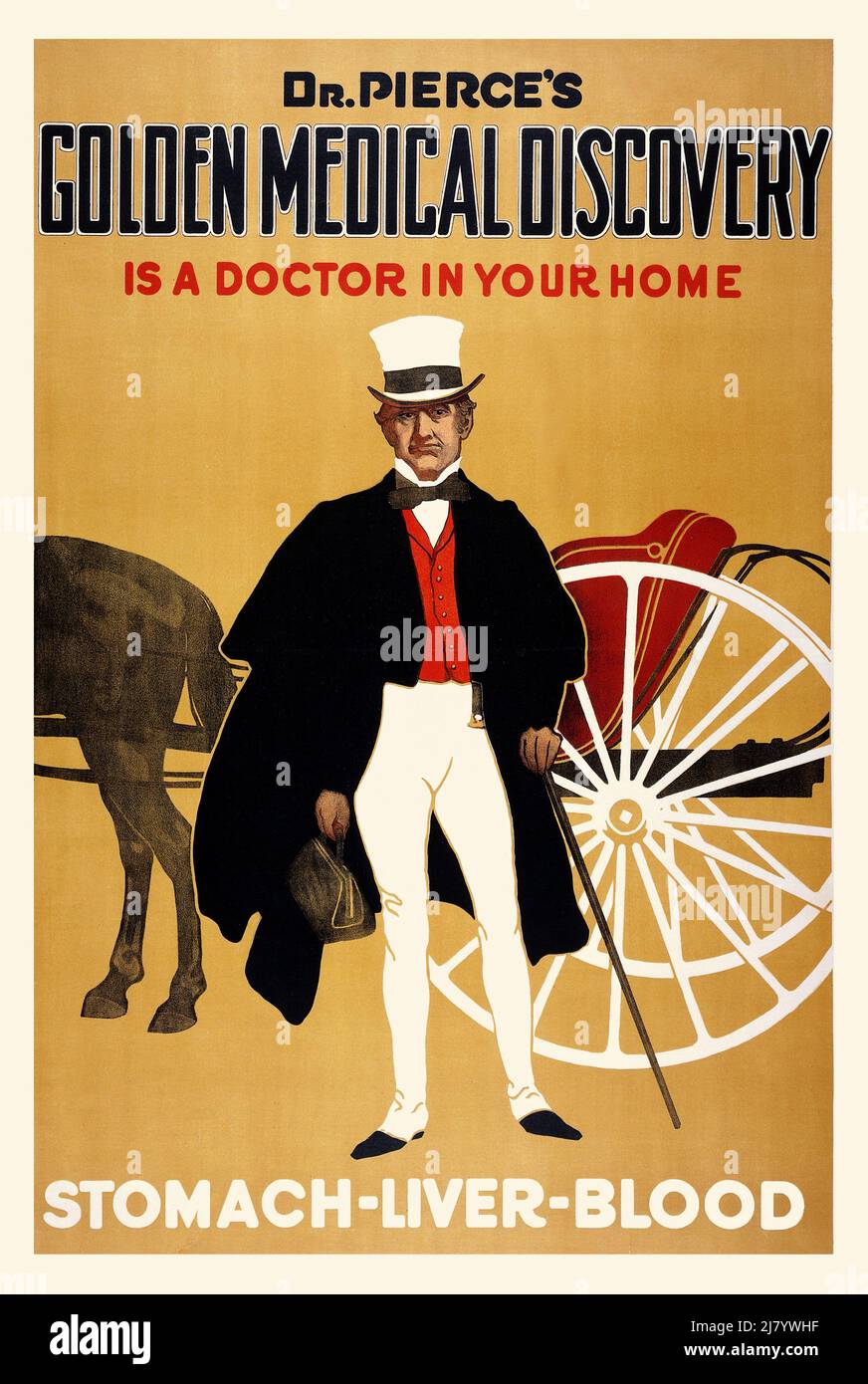 Dr. Pierce's Golden Medical Discovery Stock Photo Alamy