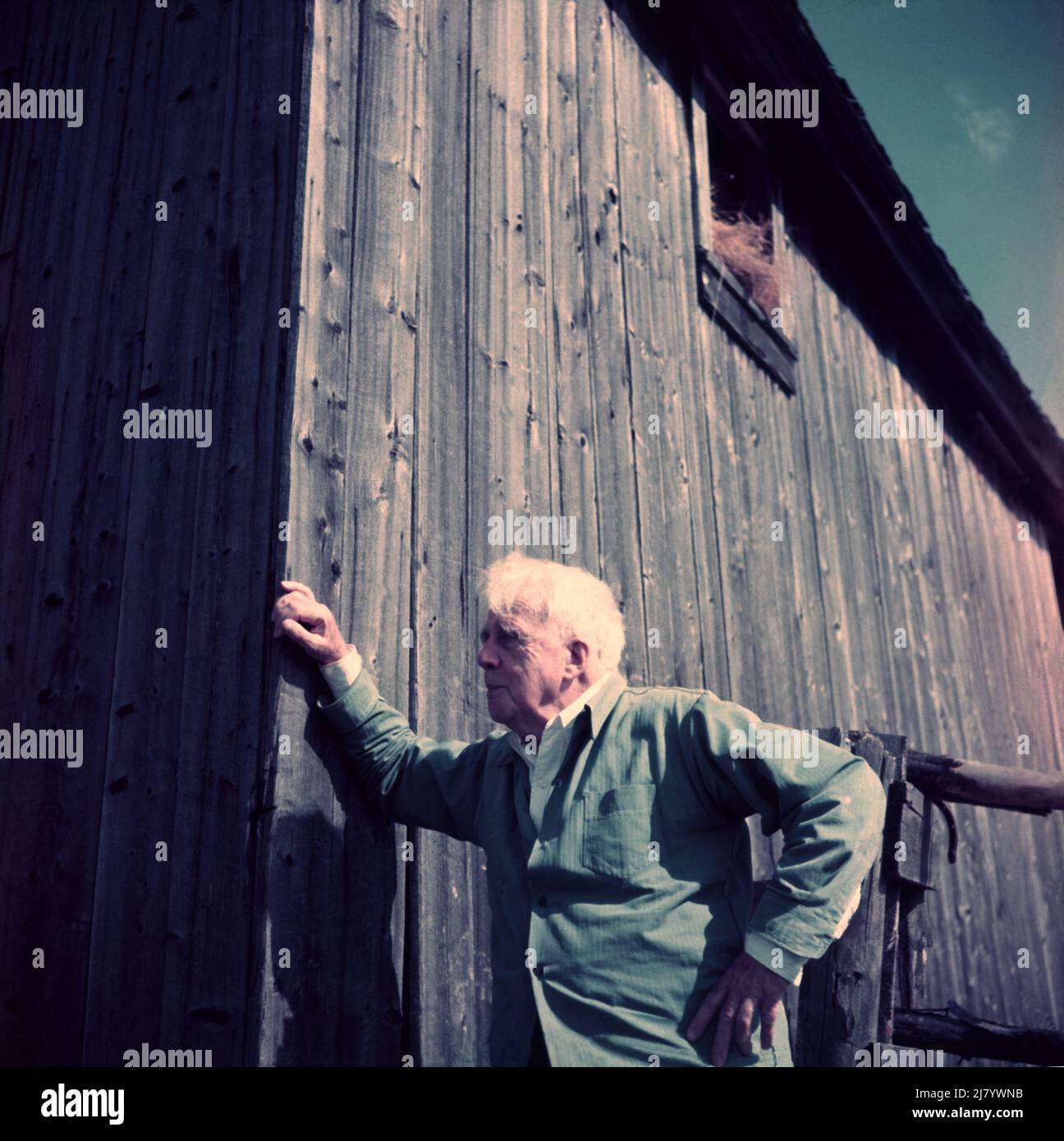 Robert Frost, 1960s Stock Photo