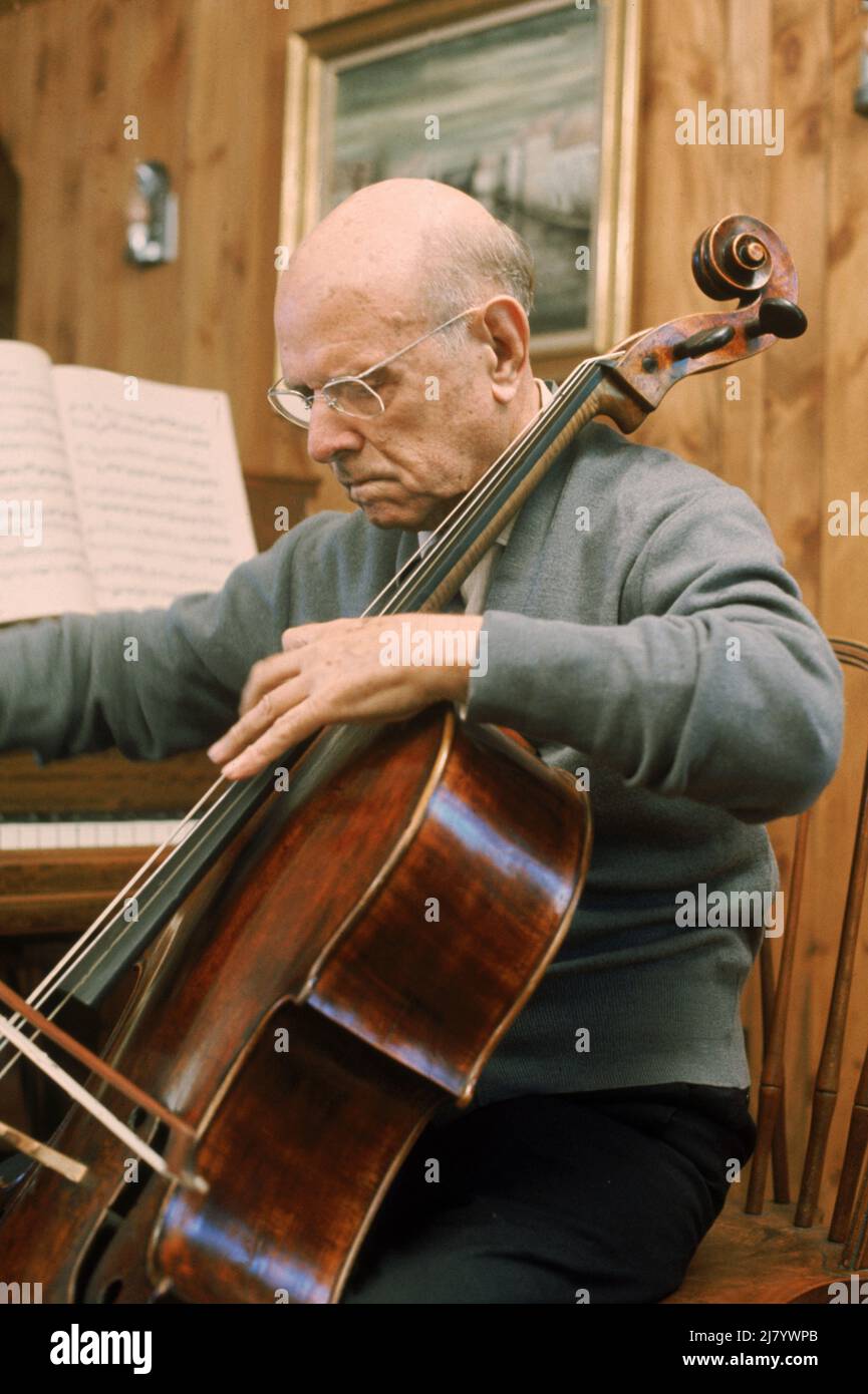 Pablo Casals, 1969 Stock Photo