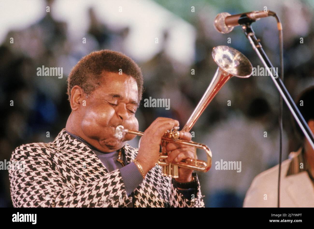 Dizzy Gillespie, 1982 Stock Photo