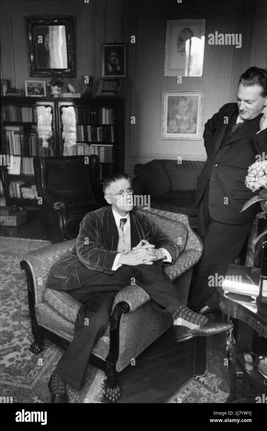 James Joyce, Irish Author, 1930s Stock Photo