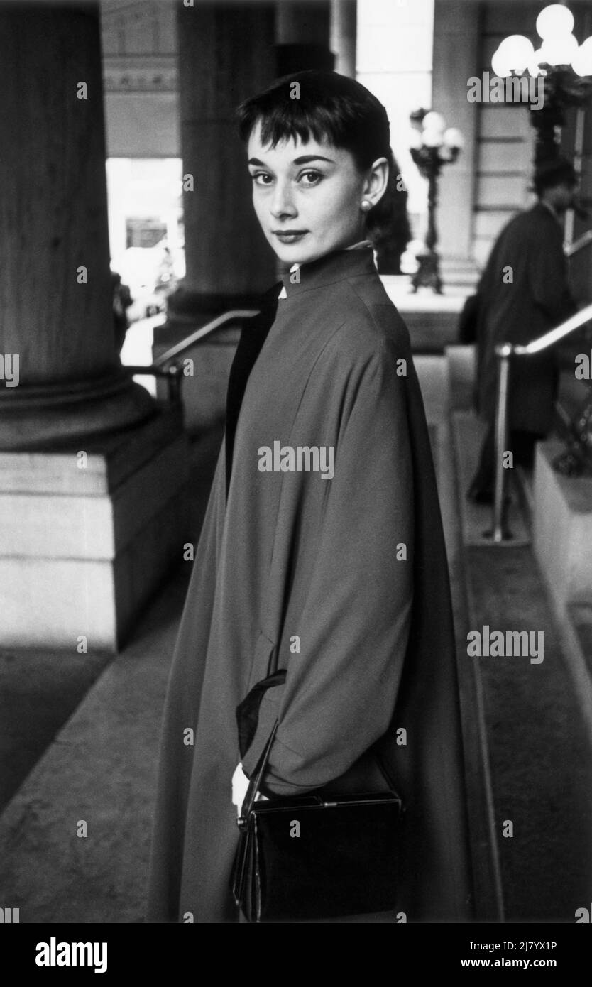 Audrey Hepburn, British Actress, c.1951 Stock Photo
