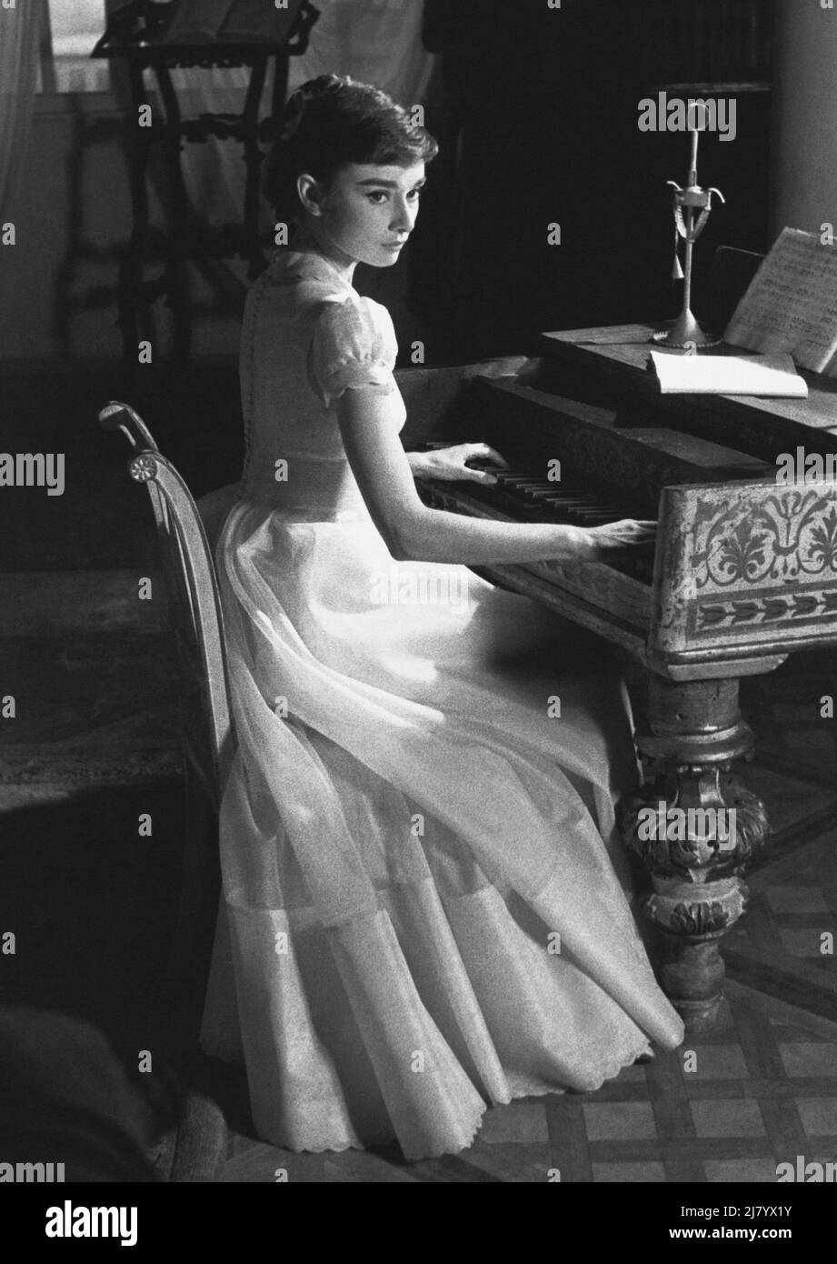 Audrey Hepburn, British Actress Stock Photo