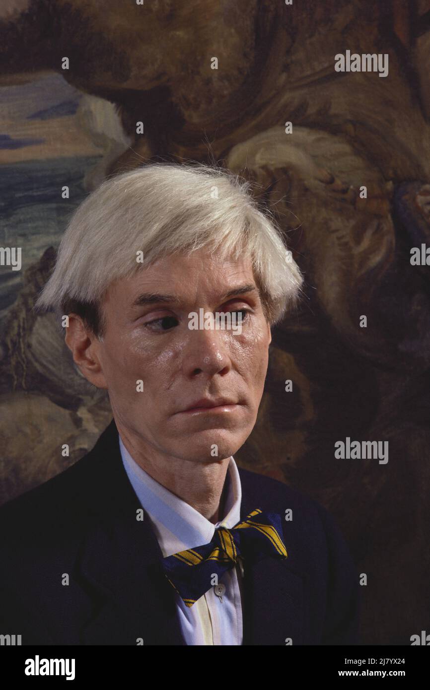 Andy Warhol Portrait, c. 1983 Stock Photo
